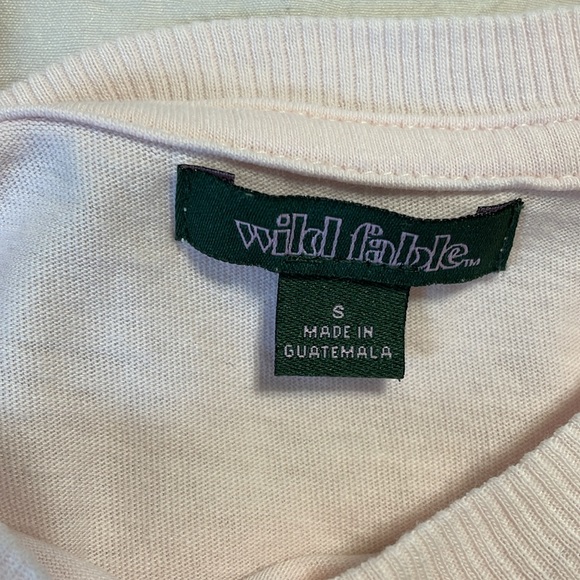 Light Pink Wild Fable Cropped T-shirt Size S - Picture 5 of 8